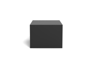 Noptiera Cholet, Negru, 24.5x50x35 cm - Img 4