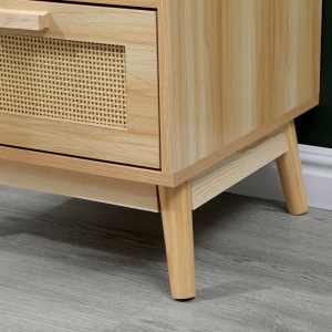 Noptiera cu raft, Scandy, Pako, Natural 40x39.5x55 cm - Img 8