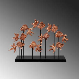 Obiect decorativ GOLDFISH Maro 42x28x10 cm - Img 5