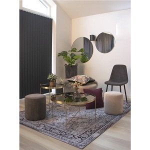 Oglinda de perete Jersey, Argintiu, 80x80x0.5 cm - Img 2