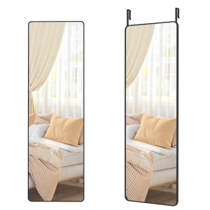 Oglinda de podea Negru Songmics 120x40x1.3 cm - Img 6