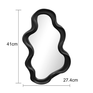 Oglinda, Liquid, Negru, 26x2.7x39 cm - Img 5