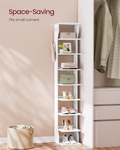 Pantofar Vasagle Alb 26.5x30x147 cm - Img 3