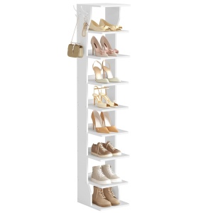 Pantofar Vasagle Alb 26.5x30x147 cm - Img 2