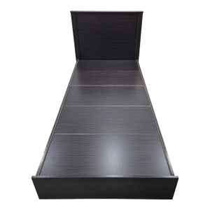 Pat cu saltea, Athos Sleepy, Pako, Wenge 99x197.5x96 cm - Img 3