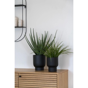 Planta artificiala decorativa Aloe Vera, Verde, 30.5x30.5x51 cm - Img 3
