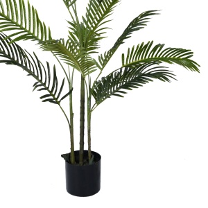 Planta decorativa Areca II in ghiveci plastic PP verde 150 cm - Img 3