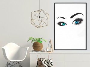 Poster - Piercing Gaze, cu Ramă neagră, 30x45 cm - Img 2