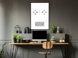 Poster - Which Team Are You On?, cu Ramă neagră, 20x30 cm - Img 2