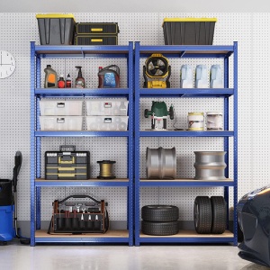 Raft Songmics, 5 rafturi, 50 x 100 x 200 cm, Blue, GLR050E01 - Img 9