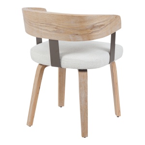 Scaun, Anesy, Crem, 53.5x51x72 cm - Img 2