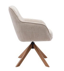 Scaun AVOLA, Bej deschis, 65x86x57 cm - Img 2