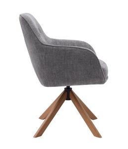Scaun AVOLA SELECT, Gri inchis, 65x87x59 cm - Img 3