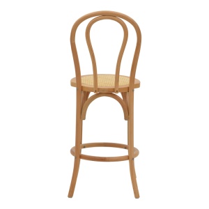 Scaun bar Thonet lemn fag natural 41x50x105 cm - Img 5
