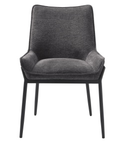 Scaun CALGARY, Gri inchis, 59x84x58 cm - Img 3