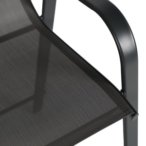 Scaun de bar, Calan, Gri inchis, 55x70x114 cm - Img 6