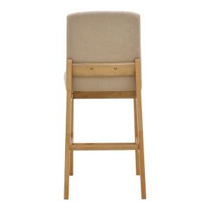 Scaun de bar Dalby, Bej, 50x45x102.5 cm - Img 5