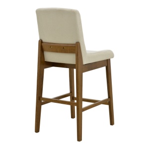 Scaun de bar Dalby, Ecru, 50x45x102.5 cm - Img 2