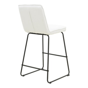Scaun de bar Essential Alb 53x64.5x107 cm - Img 2