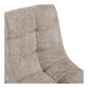 Scaun de bar tapitat Middelfart, Gri, 45x43x88/108 cm - Img 3