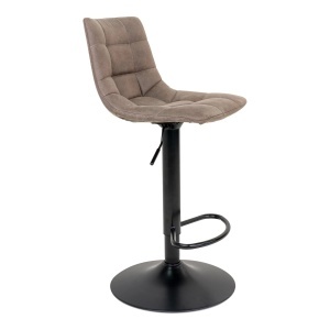 Scaun de bar tapitat Middelfart, Maro, 45x43x88/108 cm