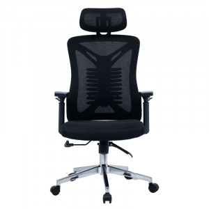 Scaun de birou manager Andrew plasa negru - Img 5