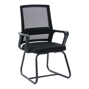 Scaun de birou, Palma, Negru, 52x46x94 cm