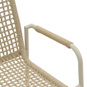 Scaun de gradina, Esence, Bej, 56x61.5x87.5 cm - Img 8