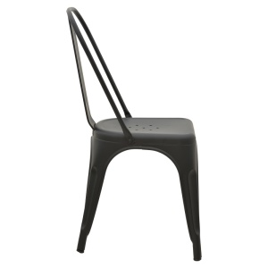 Scaun de grădină Utopia Negru 44x44x85 cm - Img 3