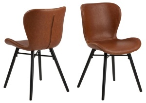 Scaun dining Batilda -A1 V1, Maro, 82.5x47x53 cm - Img 2