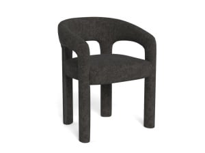 Scaun dining Cole, Gri, 76x58x55 cm - Img 3