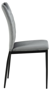 Scaun dining Dia, Gri, 91.5x43.5x53 cm - Img 5