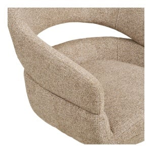 Scaun dining Dover, Nisip, 60x58x87 cm - Img 3