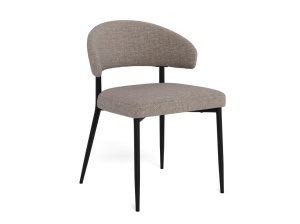 Scaun dining Edina, Gri, 77x56x55 cm - Img 3