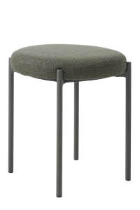Scaun dining fara spatar PELICAN, Verde masliniu, 44x48x44 cm - Img 3