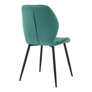 Scaun dining Jelour, Petrol, 54.5x55x84.5 cm - Img 2