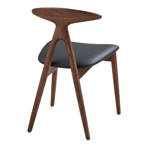 Scaun dining Lanuza, Maro inchis, 51x48x77 cm - Img 2