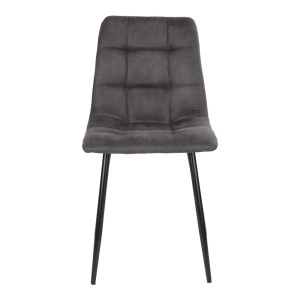 Scaun dining Middelfart, Gri, 55x44x86 cm - Img 4