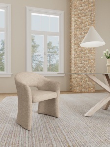 Scaun dining Tori, Bej, 80x64.5x56.5 cm