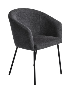 Scaun EASTON, Gri inchis, 59x80x57 cm