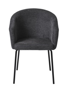 Scaun EASTON, Gri inchis, 59x80x57 cm - Img 3