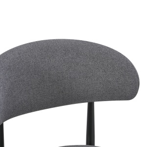 Scaun Folegio, Antracit, 46x55x80 cm - Img 2