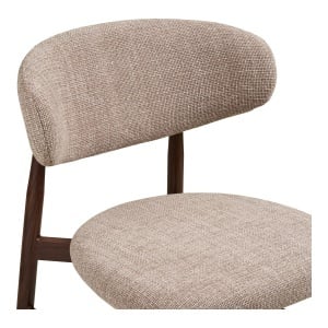 Scaun inalt pentru insula de bucatarie Levanto, Nisip, 55x52x95 cm - Img 3
