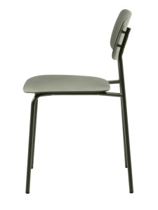 Scaun KIRKLAND, Verde masliniu, 51x79x44 cm - Img 2