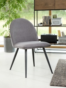 Scaun MINTO, Gri, 64x85x50 cm - Img 2