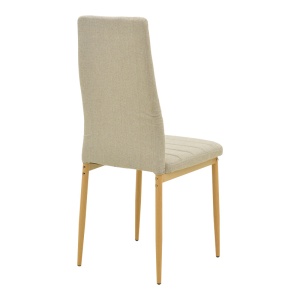 Scaun Parker Bej 39.5x48x95 cm - Img 2