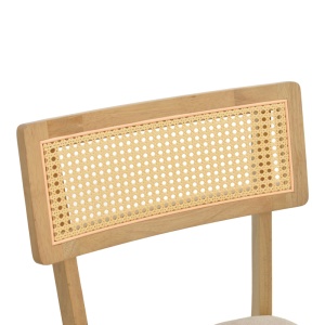 Scaun, Raffles, Natural, 48x47x83.5 cm - Img 7