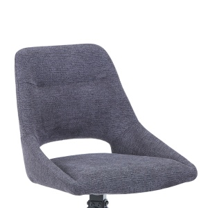 Scaun rotativ Luciano I, Pako World, Textil, Antracit, 52x54x85 cm - Img 5
