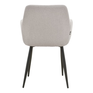 Scaun Telia, Gri, 60x54x85 cm - Img 5