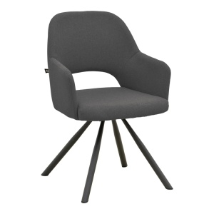 Scaun Verta, Antracit, 59x58x87 cm